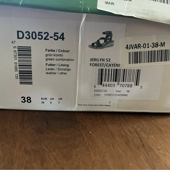 Remonte Soft Jerilyn Sandals, size 7, NWT - Picture 10 of 10